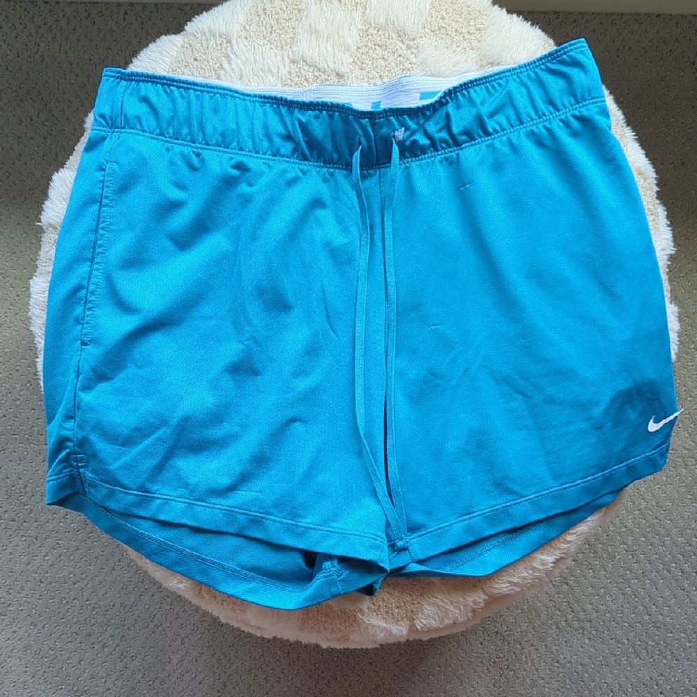 Nike Blue Athletic Shorts Lightweight Moisture-Wicking